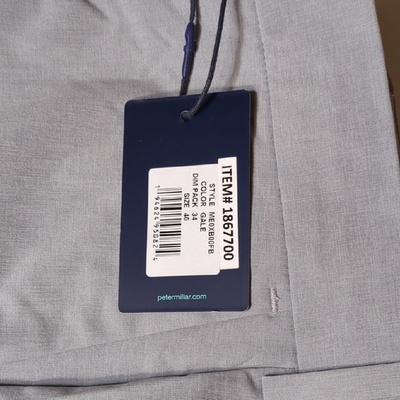 Peter Millar Light Gray Trousers